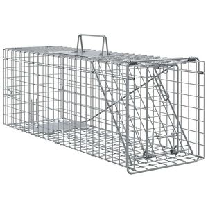 vidaXL Dzīvnieku slazds Antracīts 61 x 20 x 21,5 cm Tērauds