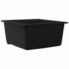 vidaXL Virtuves izlietne Melna 38 x 44 x 20 cm Granīts