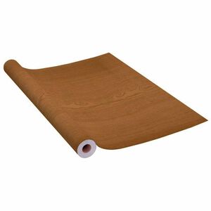 vidaXL mēbeļu līmplēve, ozolkoka krāsa, 500x90 cm, PVC