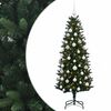 vidaXL Mākslīgā Ziemassvētku eglīte ar rotājumiem 120 cm 150 LED
