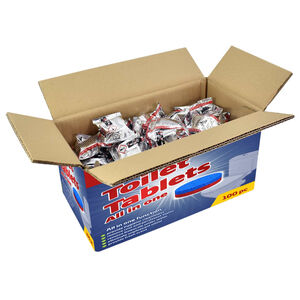 vidaXL tualetes poda tīrī&scaron;anas tabletes, 100 gab.