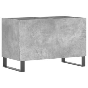 vidaXL ierakstu skapītis, 74,5x38x48 cm, inženierijas koks, pelēks