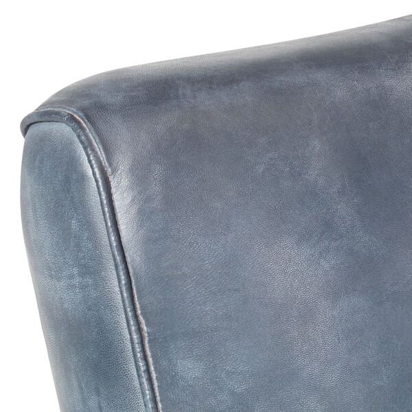 vidaXL atpūtas krēsls, pelēks, 60x73x77 cm, dabīgā āda