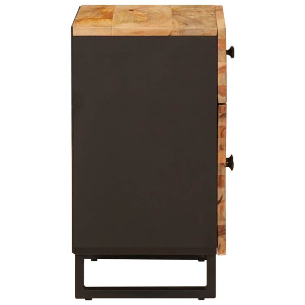 vidaXL Gultas skapis Brūna 50 x 33 x 60 cm Cieta mango koksne