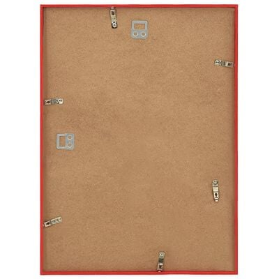 vidaXL foto rāmji, 5 gab., sienai, galdam, sarkani, 59,4x84 cm, MDF