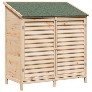 vidaXL Dārza &scaron;ķūņi Dabiska 106 x 56 x 113,5 cm Masīvs egle koks