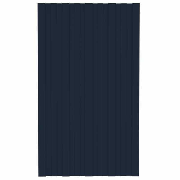 vidaXL Jumta panelis 12 pcs Antracīts 80 x 45 cm Cinkots tērauds