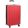 vidaXL Koferis ar slēdzeni Sarkana 50 x 30 x 76 cm ABS plastmasa
