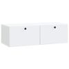 vidaXL Sienā piestiprināms TV skapis 98 x 41 x 30 cm Balts