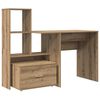 vidaXL Galds Artisānā ozols Inženierijas koks 131,5 x 50 x 106,5 cm