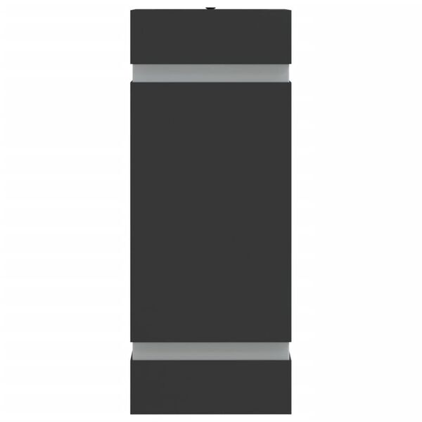 vidaXL āra sienas lampa, melns, nerūsējo&scaron;s tērauds