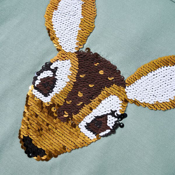 Bērnu krekls ar garām piedurknēm, piparmētru, 92