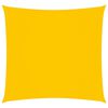 vidaXL saulessargs, 5x5 m, kvadrāta forma, dzeltens oksforda audums