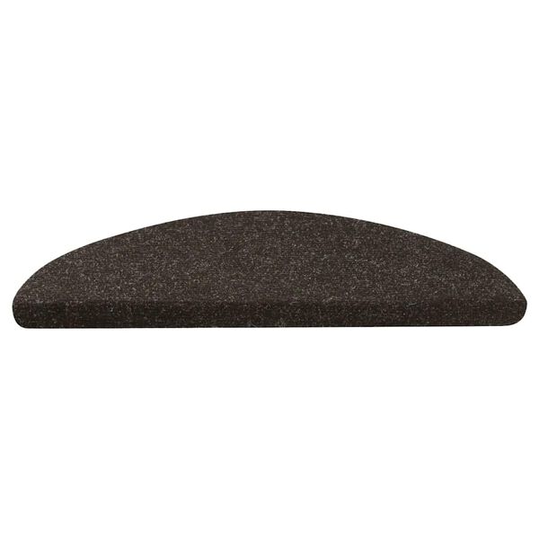 vidaXL kāpņu paklāji, 20 gab., pa&scaron;līmējo&scaron;i, 56x17x3 cm, antracīts