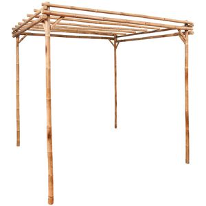 vidaXL pergola, 170x170x220 cm, bambuss
