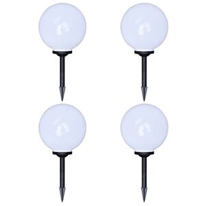 vidaXL āra lampas, 4 gab., LED, 30 cm, ar zemes mietiņiem
