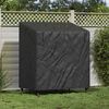 vidaXL Āra &scaron;ūpoļu pārsegs Melna 155 x 95 x 165 cm 600D Oksforda audums