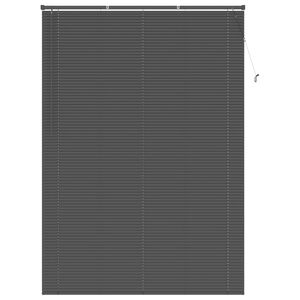 vidaXL Venēcijas žalūzija Sudrabaini pelēks 213 x 130 cm PVC