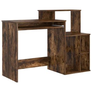 vidaXL Galds Dūmaka ozols 120,5 x 44 x 88,5 cm Inženierijas koks