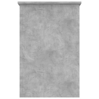 vidaXL rakstāmgalds, 100x50x76 cm, skaidu plāksne, betona pelēks