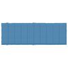 vidaXL sauļo&scaron;anās krēsla matracis, 186x58x4 cm, audums, zils