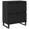 vidaXL Puse Melns ozolkoks 60 x 35 x 70 cm