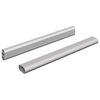 vidaXL Skapja stieple 2 pcs Sudraba 264 x 15 x 29 mm