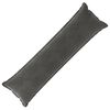 vidaXL Spilvens ar spilvenu HOUTEN Tum&scaron;i pelēka 40 x 145 cm Samts