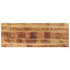 vidaXL galda virsma, 140x50x2,5 cm, taisnstūra, raupj&scaron; mango masīvkoks