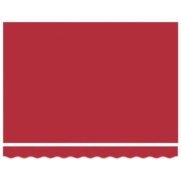 vidaXL Izvelkams jumtiņ&scaron; Sarkana 300 x 250 cm Poliesters un metāls