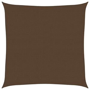 vidaXL saulessargs, 160 g/m&sup2;, brūns, 7x7 m, HDPE