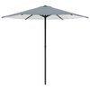 vidaXL Dārza parasols 230 x 230 cm Poliesters Taisnstūra Zila un balta