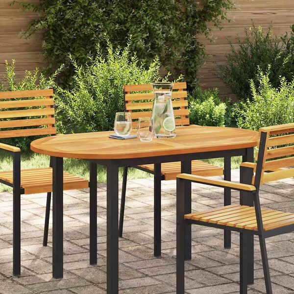 vidaXL Galda virsma Eļļa dabīgā 120 x 70 x 2 cm Cietā akācijas koks