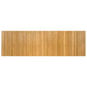 vidaXL paklājs, taisnstūra forma, dabīga krāsa, 60x200 cm, bambuss