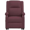 vidaXL masāžas krēsls, paceļams, violets audums