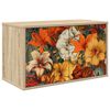 vidaXL Sienā montējams TV skapis GENNEP 69 x 33 x 40 cm Sonomas ozols