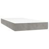 vidaXL Kabatas atsperu matracis 80 x 210 x 20 cm Gai&scaron;i pelēka