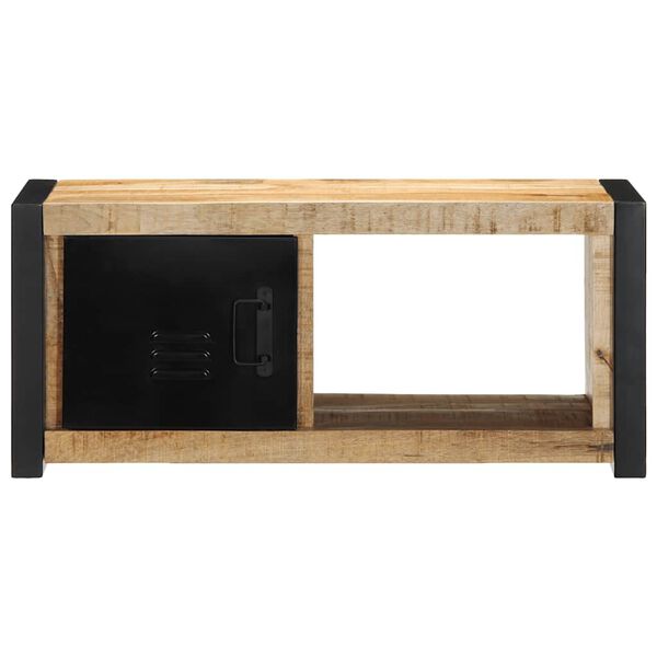 vidaXL TV skapis 80x30x35 cm Masīv Rough Wood Mango