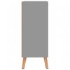 vidaXL kumode, pelēka, 60x30x72 cm, inženierijas koks