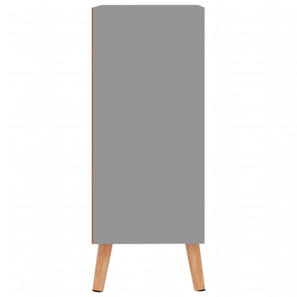 vidaXL kumode, pelēka, 60x30x72 cm, inženierijas koks