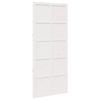 vidaXL &Scaron;ķūņa durvis 90 x 2,5 x 208 cm Priedes masīvkoks Balts