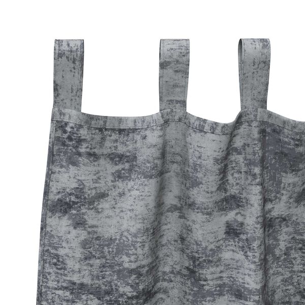 vidaXL Samta aizkari 2 pcs Sudrabaini pelēks 175 x 140 cm Samts