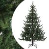 vidaXL Mākslīgā Saliekamā Ziemassvētku Egle 120 cm PVC un metāls Zaļa