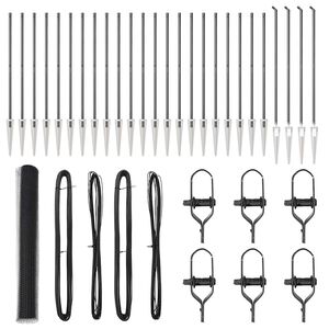 vidaXL Žoga āķis Pelēka