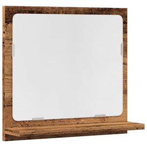 vidaXL vannas istabas spoguļskapis vecs koks 40x11x37 cm