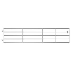 vidaXL aploka vārti, 5 stieņi, tērauds, (150-400)x90 cm, sudraba krāsa