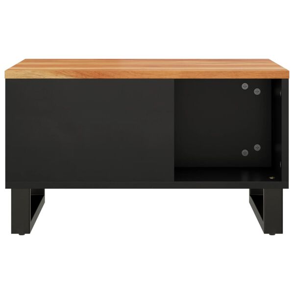 vidaXL kafijas galdiņš, 60x50x35 cm, akācijas masīvkoks