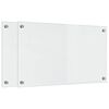 vidaXL Virtuves aizsargpanelis 2 pcs Caurspīdīgs 70 x 40 cm