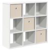 vidaXL Puse Balts 73,5 x 24 x 69,5 cm