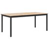vidaXL Ēdamgalds Dabiska 140 x 80 x 75 cm Ciets priedes koks